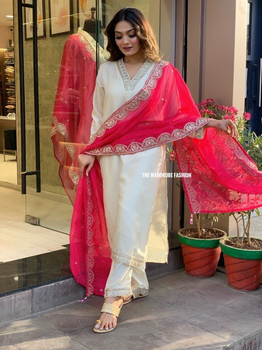 Bandhej plus size dress