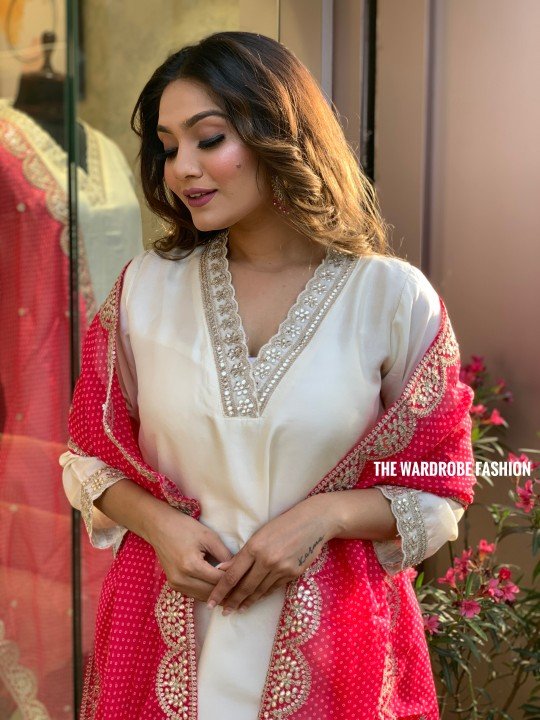 Bandhej plus size dress