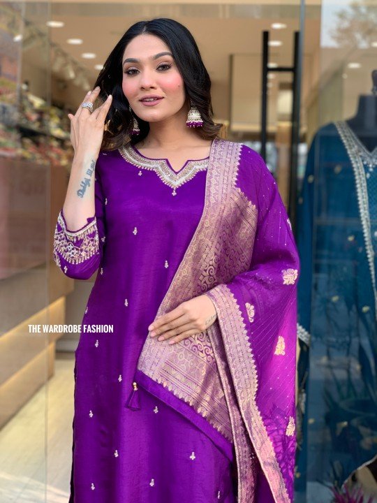 Purple vintage dress