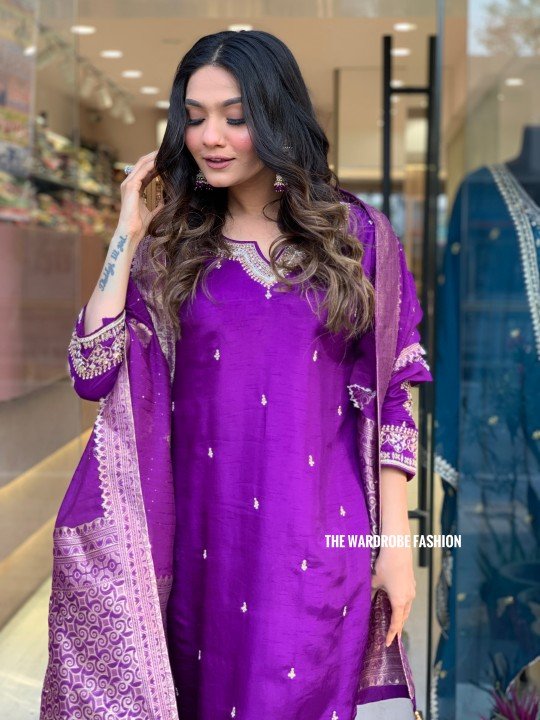 Purple vintage dress