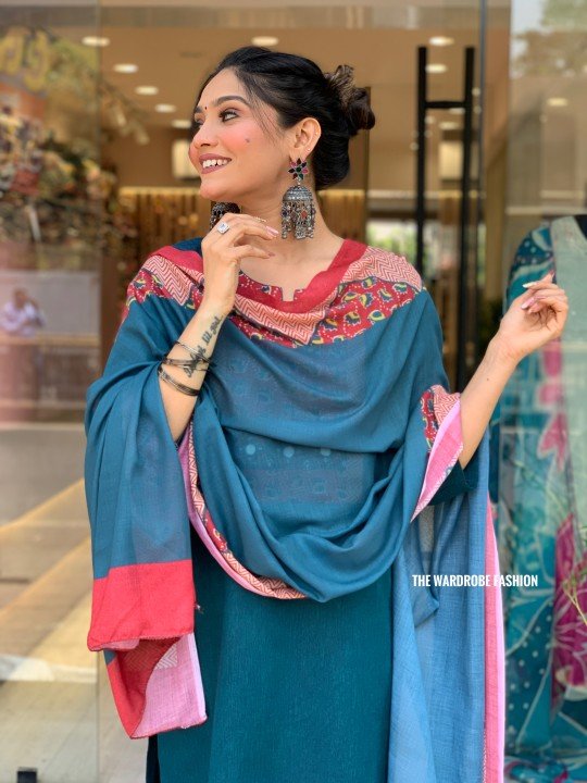 Peacock Handloom Dress