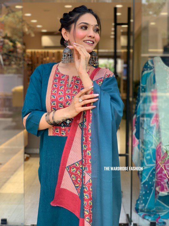 Peacock Handloom Dress